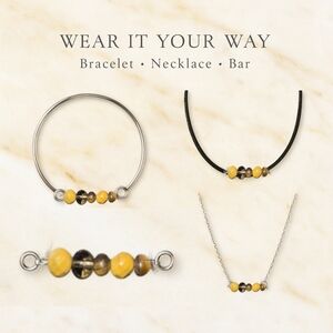 Golden Earth Vibe Bar – Mookaite • Smoky Quartz • Tiger’s Eye Handcrafted